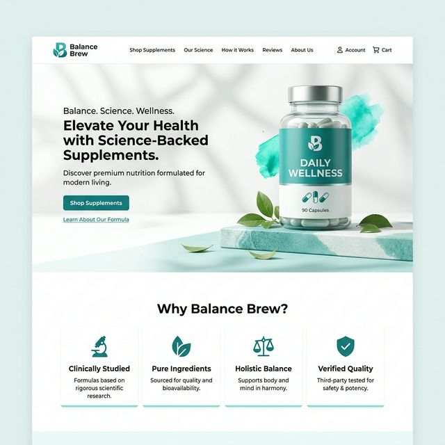 Balance Brew Health E-commerce