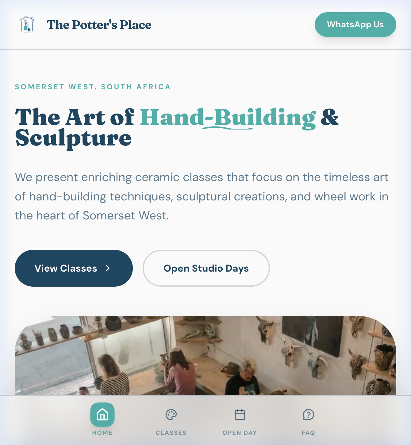 The Potter's Place Website